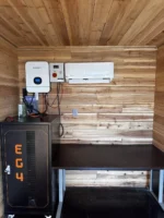 Conteneur maritime de 20 pieds, bureau solaire et hors réseau – Image 5