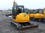 Mini-pelle d’occasion JCB 8055 RTS (2008) – 5,3T – Moteur Isuzu 34,1 kW – Portée 6 m – Image 4