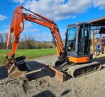 Mini-Pelle Hitachi ZX35U-2 d’Occasion (2007) – 3,5T avec Climatisation